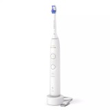 Periuta de dinti electrica Philips Sonicare 6100 HX7400/01, 62000 miscari/min, 2 moduri, 3 trepte intensitate, Alerta presiune, Memento BrushSync, Tem