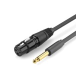 Cablu Microfon XLR Mama la Jack 6.35 mm Tata 2 m