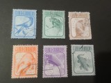 Seria Completă Cuba 1981 - Fauna Endemică, Crocodil, Lamantin Manati, Almiqui, Colibri Zunzun, 6v, Ștampilată -A333