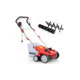 Scarificator si aerator electric HECHT 1683 2 in 1, putere motor 1600 W, sac colectare 48 litri, latime de lucru 38 cm