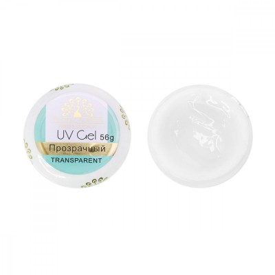Gel UV de constructie, autonivelant, Global Fashion, clear, 56 g, transparent foto