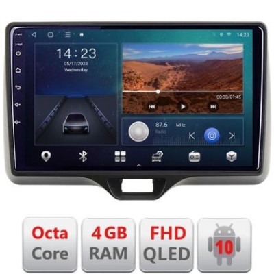 Navigatie Toyota Yaris 2020- Android radio gps internet quad core 4+64 carplay android auto kit-yaris2020+EDT-E310v3 CarStore Technology foto