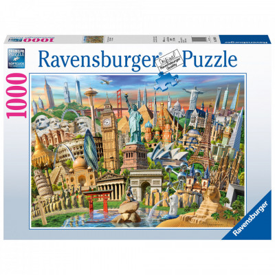 Puzzle Obiective Turistice, 1000 Piese foto