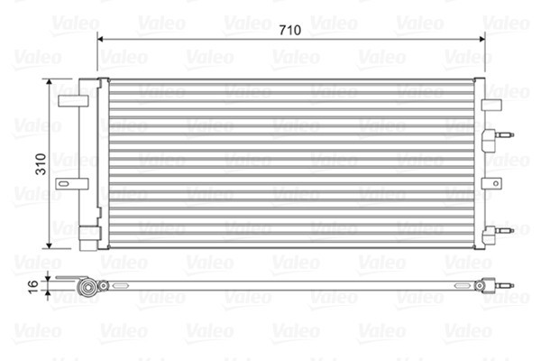 VALEO 822618 Condensator, climatizare