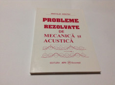 Anatolie Hristev - Probleme rezolvate de mecanica si acustica-RF12/3 foto