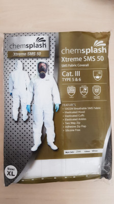 COMBINEZON CHEMSPLASH XTREME SMS 50 COVERALL foto