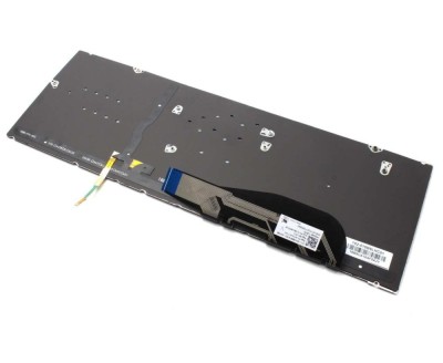 Tastatura Asus Blue Dark 0KN0-UW1TU22 iluminata layout TR UK fara rama enter mare, Dark 0KNB0-D608TU00 foto