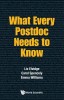 What Every Postdoc Needs to Know