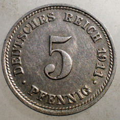 1.524 GERMANIA 5 PFENNIG 1911 D