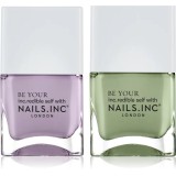 Nails Inc. Summer Matcha Mood Duo set de lacuri de unghii