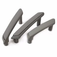 Set Manere usa interior pasager compatibil Volkswagen Passat B5 1996-2005 Gri foto