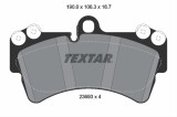 Set placute frana TEXTAR 2369302