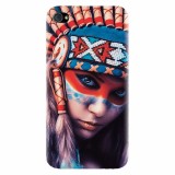 Husa silicon pentru Apple Iphone 4 / 4S, Attractive Girl Model