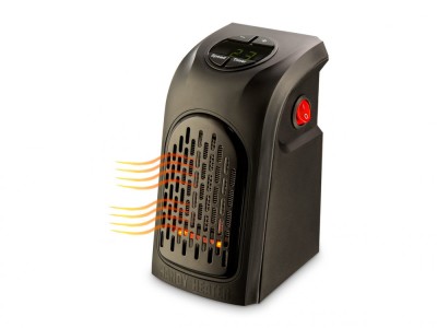 Aeroterma de Perete, Putere 400 W, Programabil 12 ore, Temperatura 15 - 32 &amp;deg;C, Display Led, Negru foto