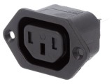 Conector Alimentare AC Soclu Mamă 10A 250V
