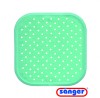 Covoras antiderapant pentru dus 56x56cm - Verde menta