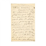 Maria Rosetti, scrisoare către soția lui Paul Bataillard, 1875 - D