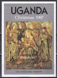 Uganda 1987 - Crăciun - Scene din dipticul francez, c.1250, MNH, Nestampilat