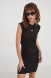 Tommy Jeans rochie culoarea negru, mini, mulată DW0DW17414