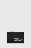 Karl Lagerfeld portofel femei, culoarea negru