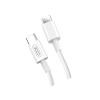 Cablu pentru incarcare si transfer de date XO NB 124, 2X USB TYPE-C, 2A, 40W, 1M, ALB