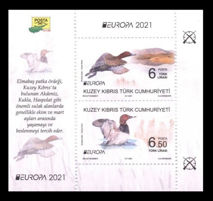 CIPRU TURC 2021 EUROPA CEPT PASARI