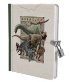 Jurassic World Invisible Ink Lock &amp; Key Diary [With Pens/Pencils]