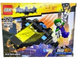 Set Constructie Batman Bat Hero 88 piese cu Joker, Figurine Plastic Multicolor 5+ ani