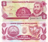 NICARAGUA 5 centavos 1991 UNC!!!