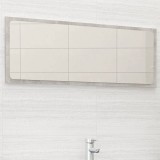Cumpara ieftin Oglindă de baie, gri beton, 100x1,5x37 cm, PAL