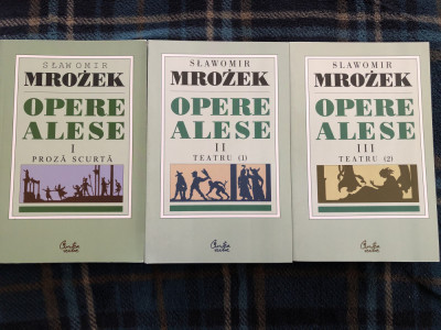 Slawomir Mrozek-Opere alese, 3 volume, Ed. Curtea veche, noi foto