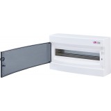 Tablou electric pe tencuiala (aplicat) 18 module ETI, usa transparenta