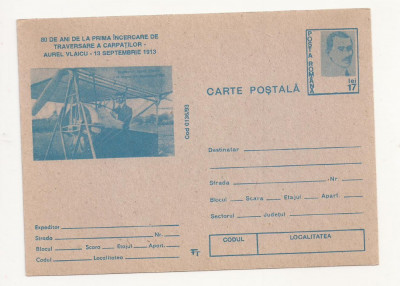 CA16 -Carte Postala-Aurel Vlaicu, necirculata 1993 foto