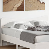 Gossi tablie de pat, alb, 150 cm, lemn masiv de pin