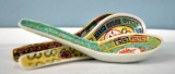 Lot de 5 linguri de portelan Family Rose Made in China
