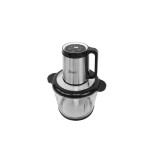 Cumpara ieftin Tocator legume-fructe Zilan ZLN2747 digital din inox, Vas din sticla capacitate 3L, 4 functii presetate, Lame din titan, Putere 500W