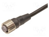 Cablu 10m pentru senzori M12 4 pini drept PVC OMRON