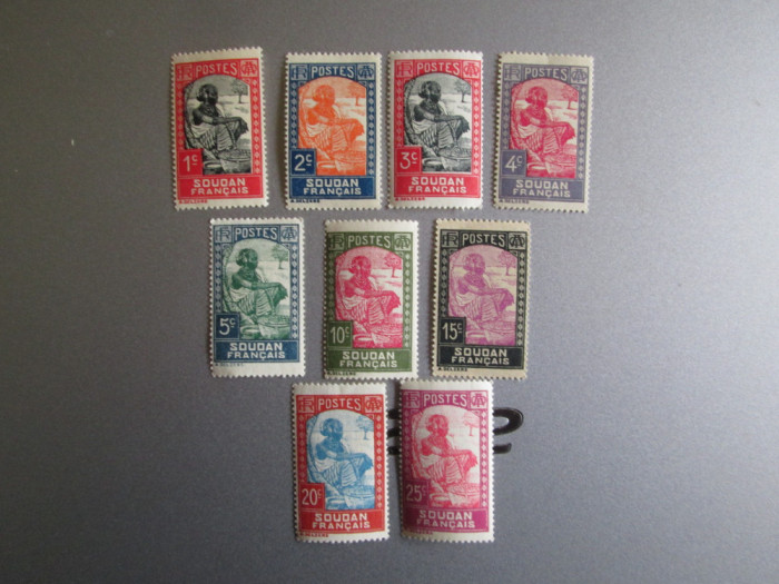 SUDAN COLONIE FRANCEZA SERIE MNH/MH=202