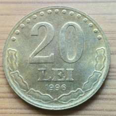 Moneda Romania 20 lei 1996 -Rar