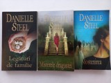 DANIELLE STEEL - LEGATURI DE FAMILIE + MISTERELE DRAGOSTEI + MOSTENIREA [ PACHET 3 VOLUME]