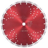 Disc diamantat de taiere cu segmente turbo si gauri otel 300 mm GartenMobel Dekor