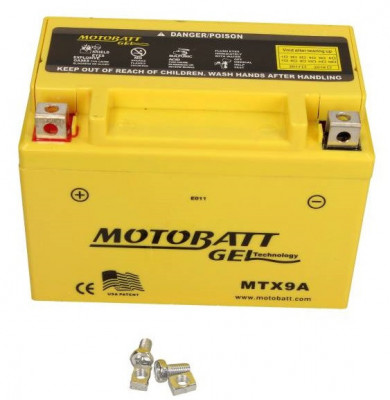 Baterie Moto Motobatt 9Ah 140A 12V MTX9A foto