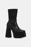 Koi Footwear botine culoarea negru, cu toc drept, Rakot