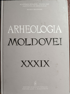 Arheologia Moldovei XXXI - 2016 foto