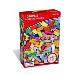 Cuburi de construit cu 1000 piese plastic pentru copii X502 CWT
