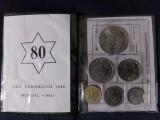Seria completata monede - Spania 1980 , 6 monede