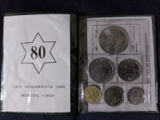 Seria completata monede - Spania 1980 , 6 monede