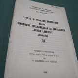 Cumpara ieftin REVISTA DE MATEMATICA -TESTE SI PROBLEME COMENTATE GIMNAZIU -NR.20 /1988