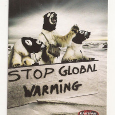 FA31-Carte Postala- ITALIA - Stop Global Warming, Eastpak, necirculata