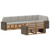 vidaXL Seturi de canapele Lemn Solid de Acacia 3384517